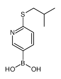 (6-(ISOBUTYLTHIO)PYRIDIN-3-YL)BORONIC ACID picture