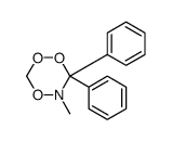 5-methyl-6,6-diphenyl-1,2,4,5-trioxazinane Structure