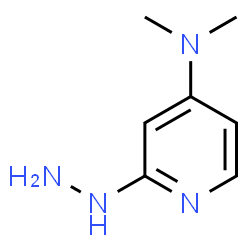 2-hydrazinyl-N,N-dimethylpyridin-4-amine结构式