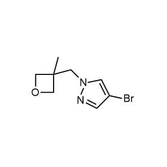 4-溴-1-((3-甲基氧杂环丁烷-3-基)甲基)-1H-吡唑结构式