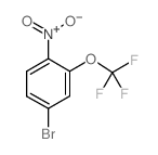 4-Bromo-1-nitro-2-(trifluoromethoxy)benzene结构式