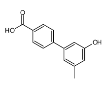 4-(3-hydroxy-5-methylphenyl)benzoic acid结构式