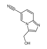 IMidazo[1,2-a]pyridine-6-carbonitrile, 3-(hydroxyMethyl)- Structure