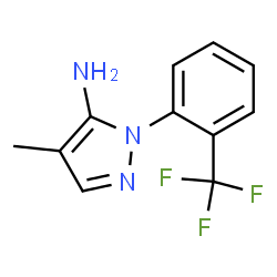 4-Methyl-1-[2-(trifluoromethyl)phenyl]-1H-pyrazol-5-amine Structure