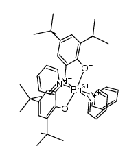 [bis(3,5-di-tert-butyl-2-hydroxyphenyl)amine(-3H)]Rh(pyridine)3 Structure