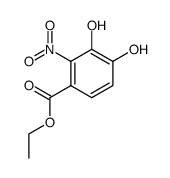 ethyl 3,4-dihydroxy-2-nitrobenzoate structure