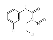 1-(2-chloroethyl)-3-(3-chlorophenyl)-1-nitroso-urea Structure