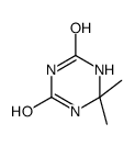 6,6-dimethyl-1,3,5-triazinane-2,4-dione Structure