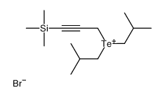 bis(2-methylpropyl)-(3-trimethylsilylprop-2-ynyl)tellanium,bromide结构式