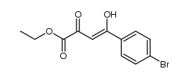 ethyl 4-(4-bromophenyl)-4-hydroxy-2-oxobut-3-enoate Structure