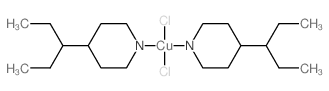 Copper,dichlorobis[4-(1-ethylpropyl)pyridine]-结构式