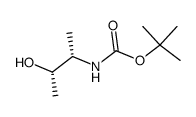 Carbamic acid, [(1S,2S)-2-hydroxy-1-methylpropyl]-, 1,1-dimethylethyl ester结构式