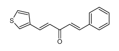 1-phenyl-5-thiophen-3-ylpenta-1,4-dien-3-one Structure