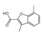 3,7-DIMETHYL-BENZOFURAN-2-CARBOXYLIC ACID结构式