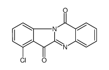 7-chloroindolo[2,1-b]quinazoline-6,12-dione Structure