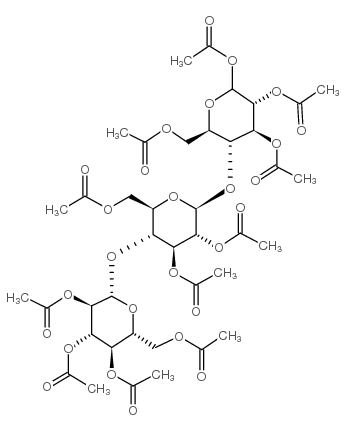 D-Cellotriose Undecaacetate结构式