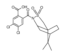 N-(2-羧基-4,5-二氯苯甲酰)-(-)-10,2-樟脑磺内酰胺图片