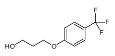 3-[4-(trifluoromethyl)phenoxy]propan-1-ol结构式