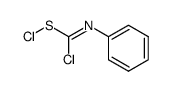 S-chloro-N-phenylisothiocarbamoyl chloride Structure