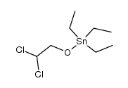 2.2-Dichloraethoxytriaethylzinn Structure