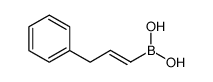 (E)-3-phenylprop-1-enylboronic acid Structure