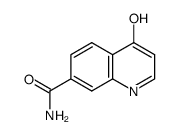 4-hydroxyquinoline-7-carboxamide结构式