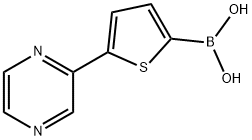 5-(Pyrazin-2-yl)thiophene-2-boronic acid结构式