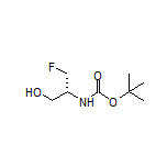 (R)-2-(Boc-amino)-3-fluoro-1-propanol Structure
