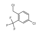 4-chloro-1-(chloromethyl)-2-(trifluoromethyl)benzene结构式