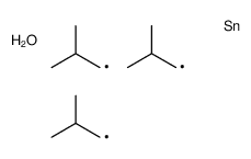 tris(2-methylpropyl)tin,hydrate Structure