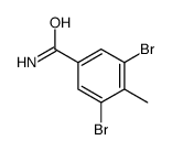 3,5-Dibromo-4-methylbenzamide structure