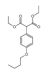 diethyl 2-(4-butoxyphenyl)propanedioate结构式