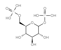 D-Glucose-1,6-diphosphate structure