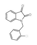 1-(2-CHLOROBENZYL)-1H-INDOLE-2,3-DIONE structure