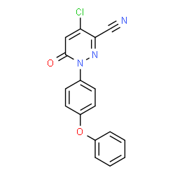 4-Chloro-6-oxo-1-(4-phenoxyphenyl)-1,6-dihydro-3-pyridazinecarbonitrile picture