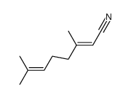 geranyl nitrile Structure