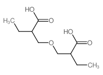 2-(2-carboxybutoxymethyl)butanoic acid结构式