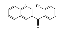 (2-bromophenyl)(quinolin-3-yl)methanone Structure