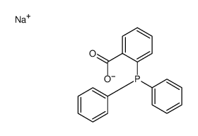 sodium 2-(diphenylphosphine)benzoate structure