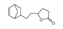 5-[2-(5-bicyclo[2.2.1]hept-2-enyl)ethyl]oxolan-2-one Structure