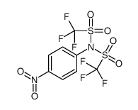 1,1,1-trifluoro-N-(4-nitrophenyl)-N-[(trifluoromethyl)sulfonyl]methanesulfonamide Structure