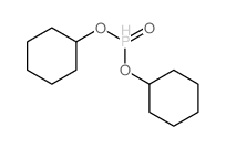 Phosphonic acid,dicyclohexyl ester Structure