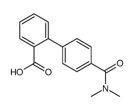 2-[4-(dimethylcarbamoyl)phenyl]benzoic acid结构式