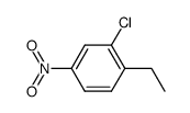 2-氯-1-乙基-4-硝基苯结构式