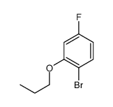 1-bromo-4-fluoro-2-propoxybenzene structure