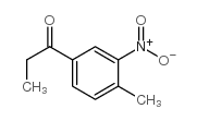 3-nitro-4-methylpropiophenone Structure