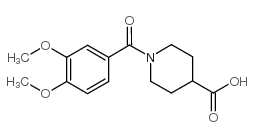 1-(3,4-DIMETHOXY-BENZOYL)-PIPERIDINE-4-CARBOXYLIC ACID picture