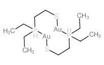 Gold, bis[.mu.-[2-(diethylphosphino)ethanethiolato-P:S]]di-结构式