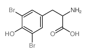 3,5-DIBROMOTYROSINE结构式