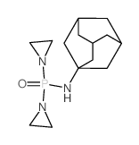 Phosphinic amide, P,P-bis(1-aziridinyl)-N-tricyclo(3.3.1.1(3.7))dec-1-yl- (9CI) structure